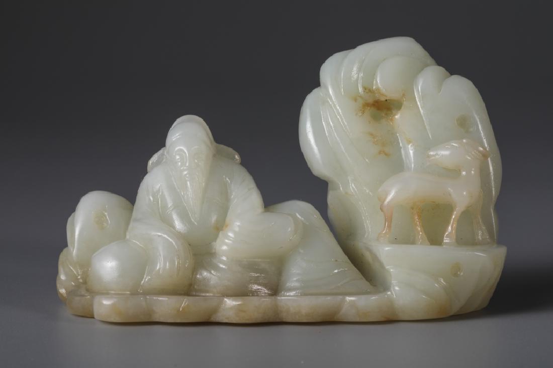 JADE CARVED RABBIT PATTERN WARE (1 of 10)