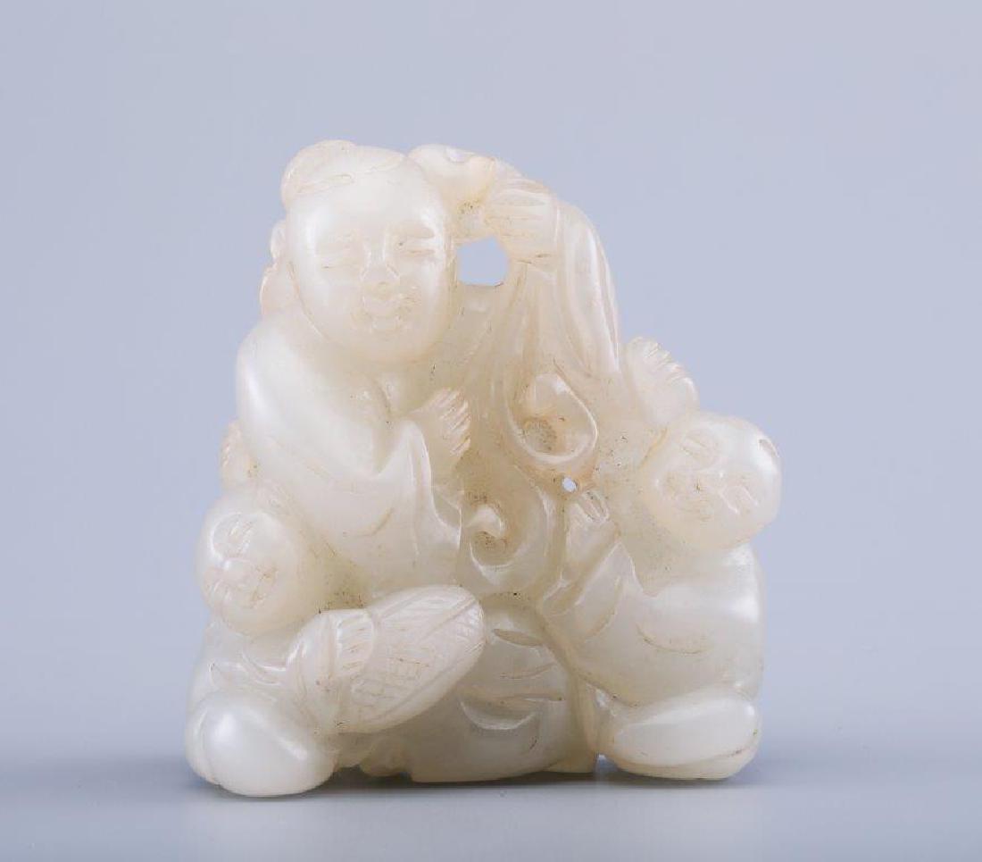 White jade boy ornaments (1 of 10)