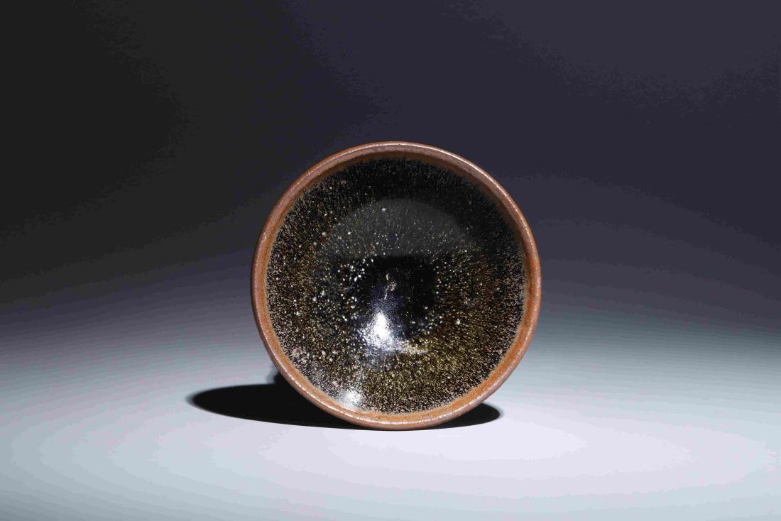 JIAN KILN BLACK GLAZED TEA CUP WITH RABBIT PATTERN (1 of 7)