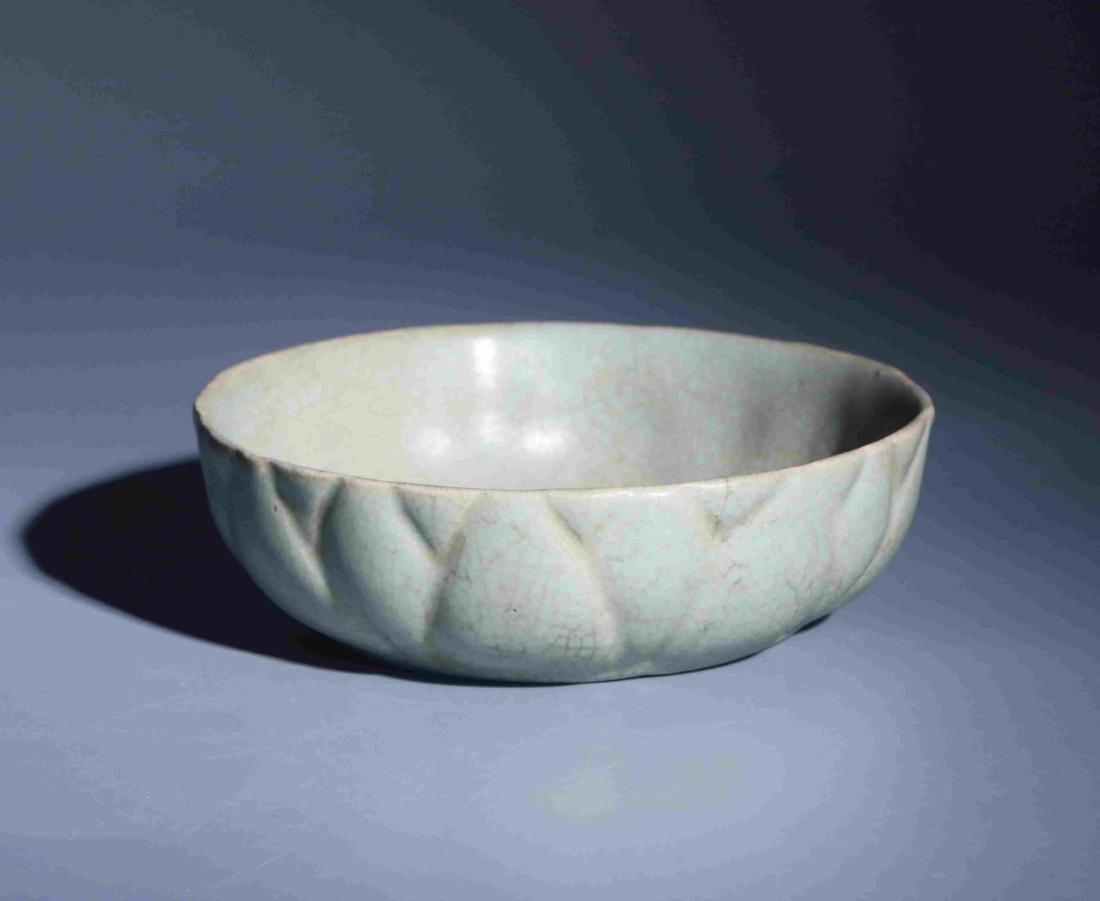 RU KILN LOTUS PETAL PATTERN INK BRUSH WASH (1 of 6)