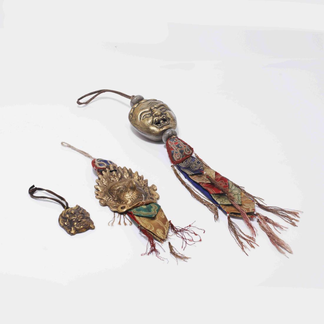 SET OF 3 TIBETAN BUDDHIST INSTRUMENTS (1 of 6)