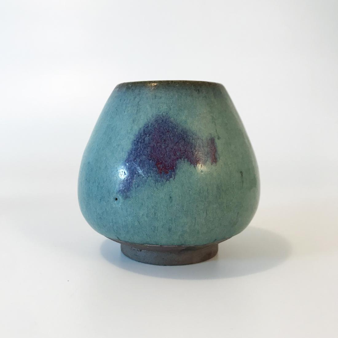 JUN KILN BLUE GLAZE RED SPOTTED POT (1 of 6)