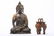 A Gilded bronze Buddha statue & bronze Incense Burner - 5