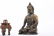 A Gilded bronze Buddha statue & bronze Incense Burner - 6