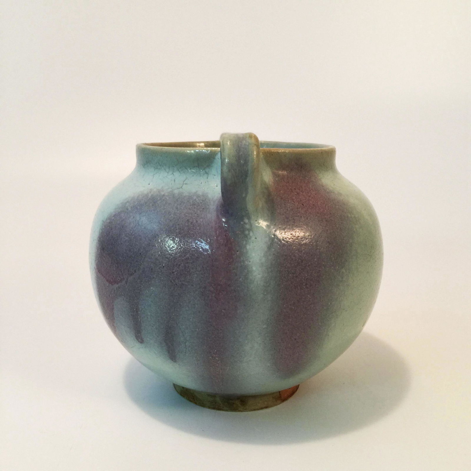 A Pot with Purple Spots & Double Ear, Jun Kiln (1 of 6)
