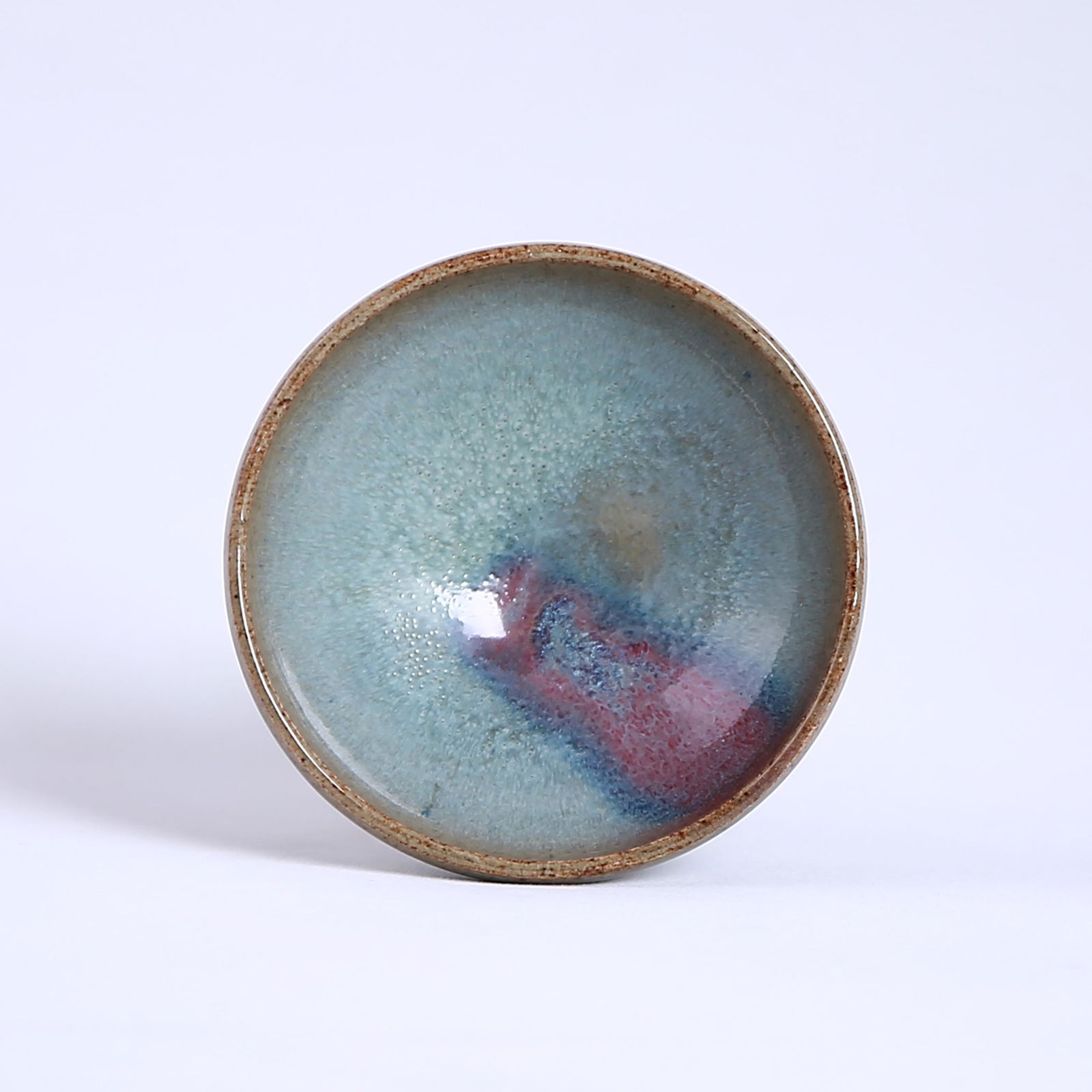 Junyao Celadon Glazed Red Spot Bunch (1 of 5)