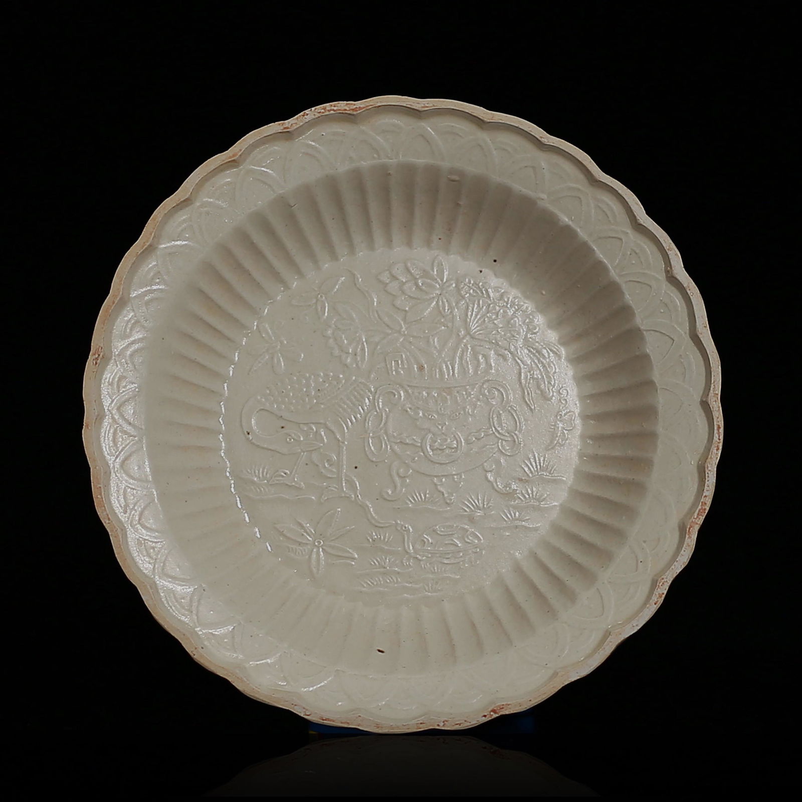 Ding kiln white glaze printing plate (1 of 4)