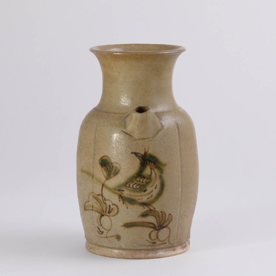 A PAINTED 'CHANGSHA' 'FLOWER AND BIRD' EWER (1 of 8)