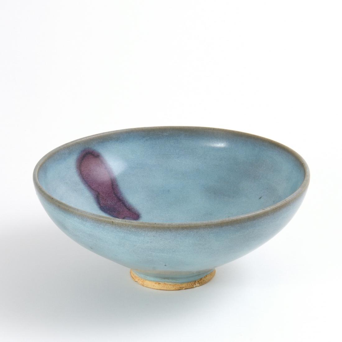 A PURPLE-SPLASHED 'JUN' BOWL (1 of 6)