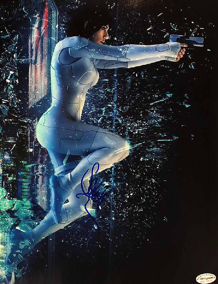 "GHOST in the SHELL" - Scarlett Johansson signed 11x14 (1 of 2)