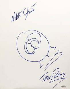 "SOUTH PARK" - RARE Hand-Drawn 11x14 'Kenny' sketch: 100% In-Person! Trey is nice about autographs - Matt IS NOT! This is a RARE 11x14 sketch on thick illustration board of 'Kenny' from the smash-hit animated series "South Park" signed by BOTH show