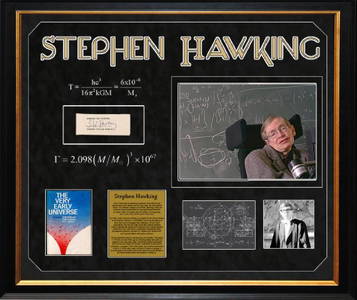 STEPHEN HAWKING - Rare original signature from early