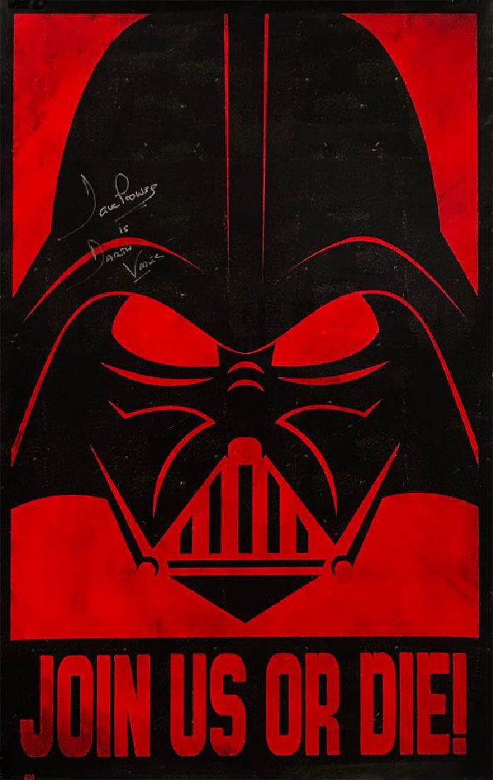 "STAR WARS-DARTH VADER" Dave Prowse "Join Us Or Die" (1 of 2)