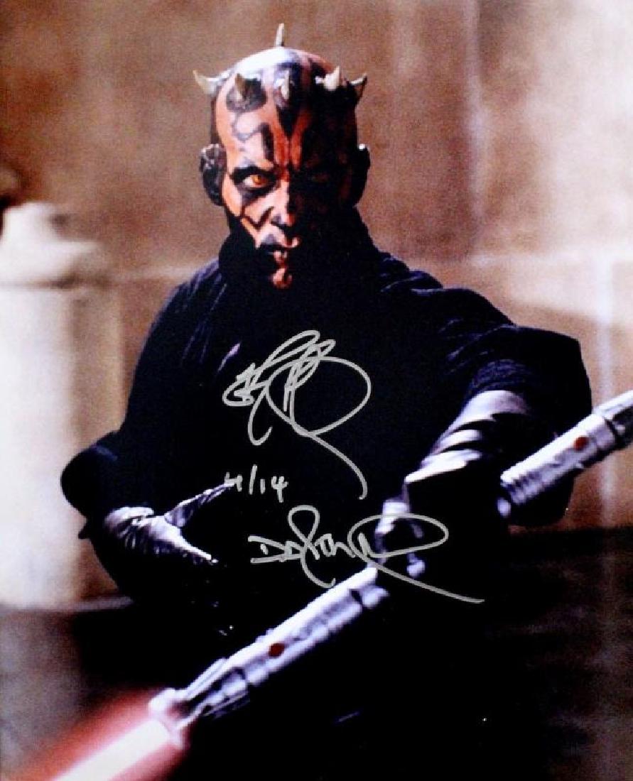 "STAR WARS-DARTH MAUL" - Awesome 16x20 signed by Ray (1 of 2)