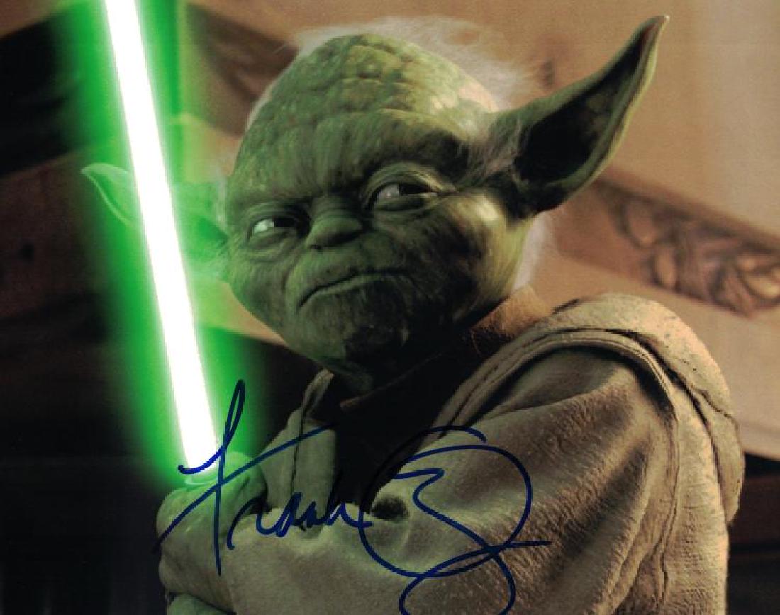"STAR WARS: Revenge of the Sith" Frank Oz YODA signed (1 of 2)