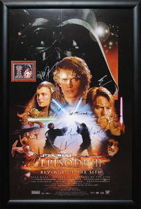 "STAR WARS: Revenge Of the Sith" Cast Signed Movie