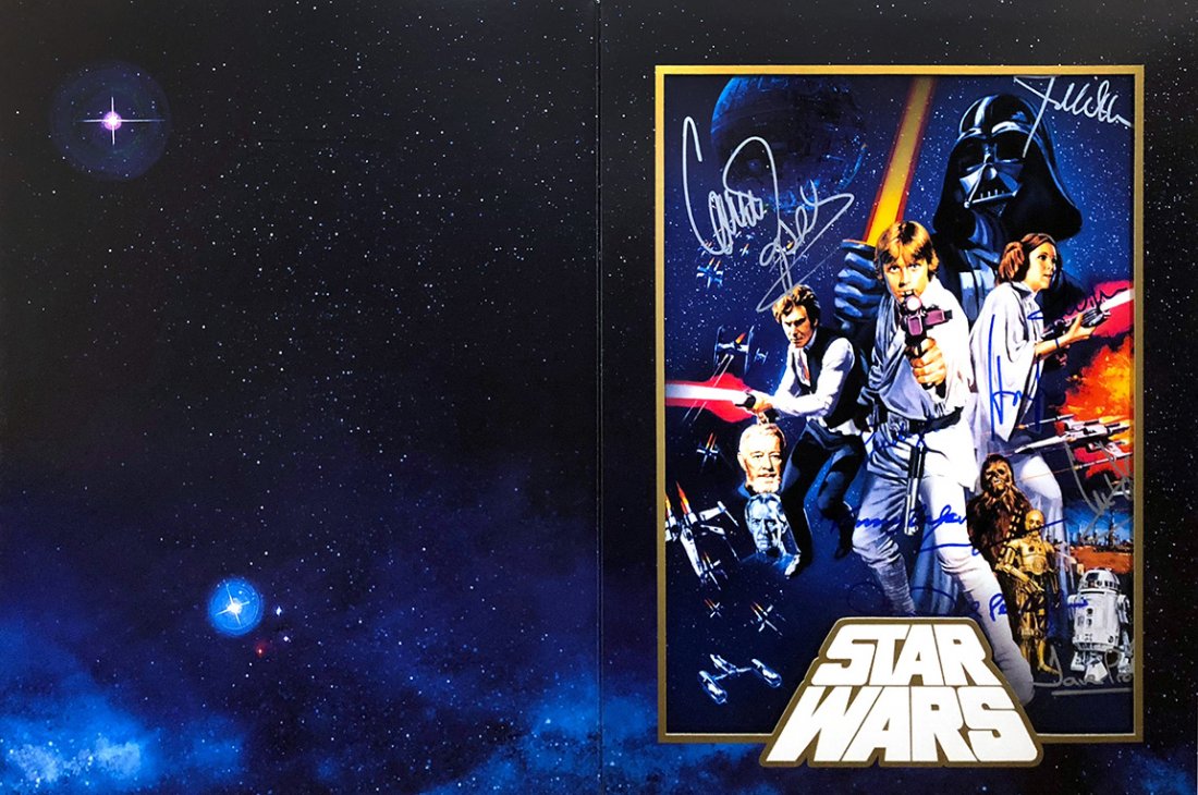 "STAR WARS: A New Hope" - RARE Cast signed LE (1 of 3)