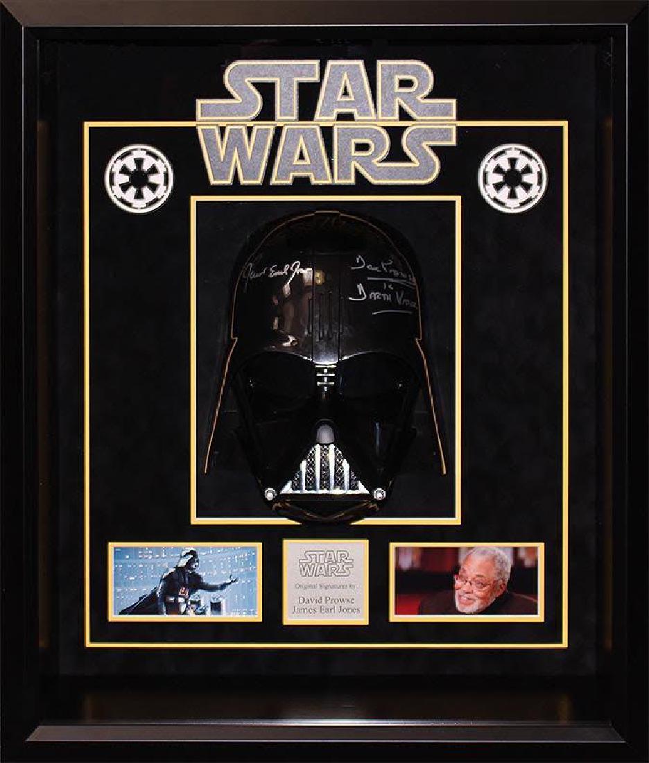 "STAR WARS" - 'Darth Vader' signed HELMET Shadow-Box (1 of 2)