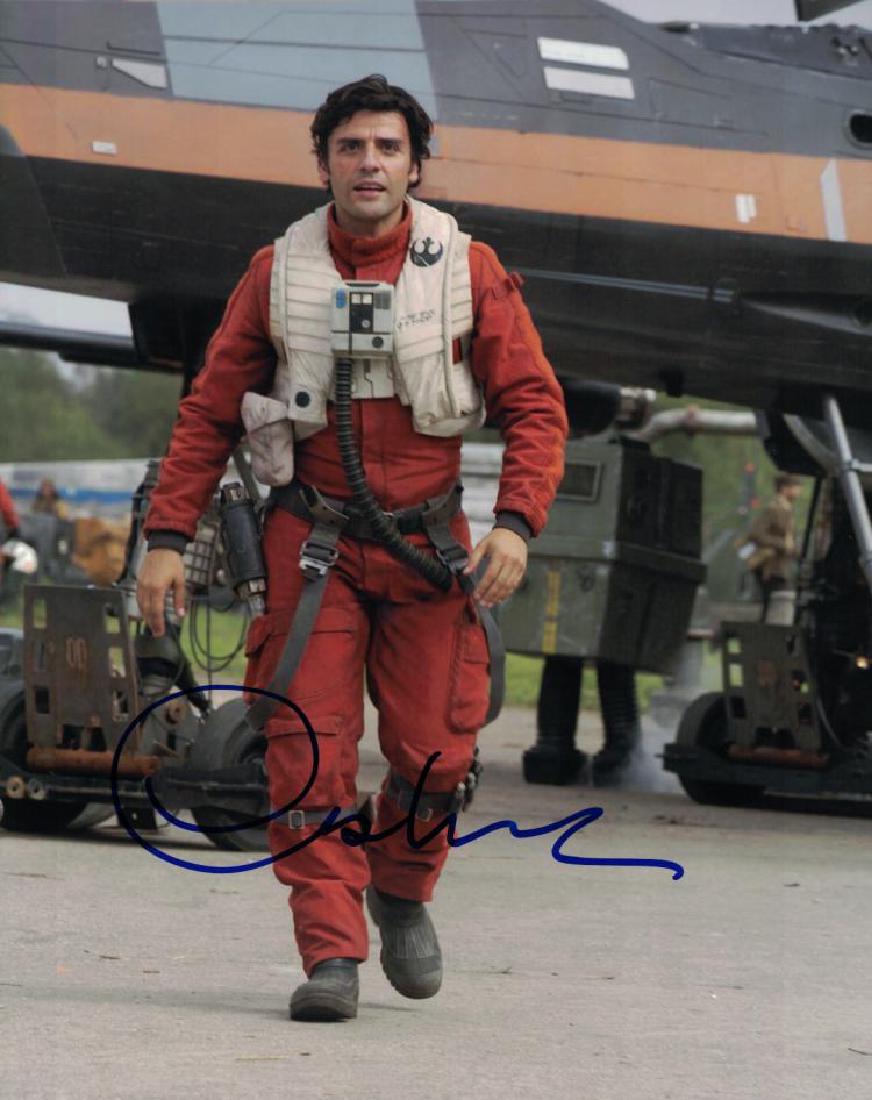 "STAR WARS: The Force Awakens" 'Poe' signed photo by (1 of 2)