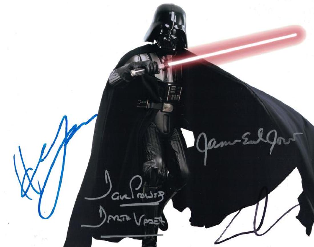"STAR WARS" - 'DARTH VADER' Signed 8x10 by ALL 3 + (1 of 2)