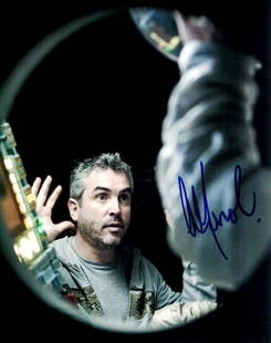 "GRAVITY" Alfonso Cuaron signed 8x10 photo: 100% In-Person. Signed color 8x10 photo by Alfonso Cuaron