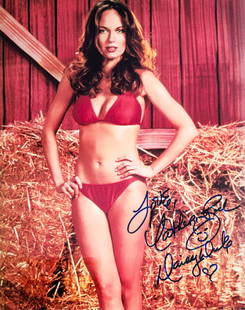 "DUKES OF HAZZARD" Catherine Bach signed 8x10 photo: 100% In-Person. Signed color 8x10 photo by Catherine Bach