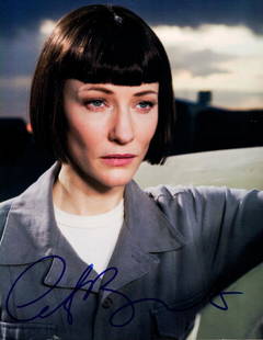 "INDIANA JONES" Cate Blanchett signed 8x10 photo: 100% In-Person. Signed color 8x10 photo by Cate Blanchett