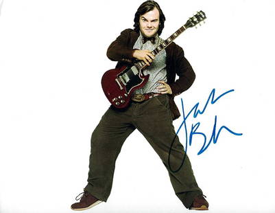 "SCHOOL OF ROCK" Jack Black signed 8x10 photo: 100% In-Person. Signed color 8x10 photo by Jack Black