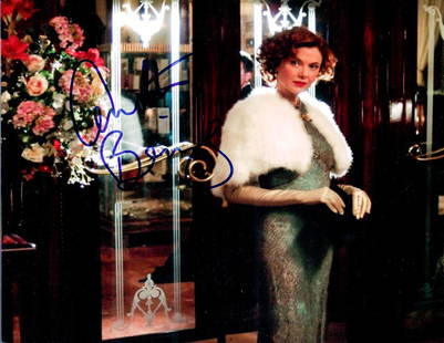 "BEING JULIA" Annette Bening signed 8x10 photo: 100% In-Person. Signed color 8x10 photo by Annette Bening