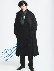 "SHERLOCK" Benedict Cumberbatch signed 8x10 photo