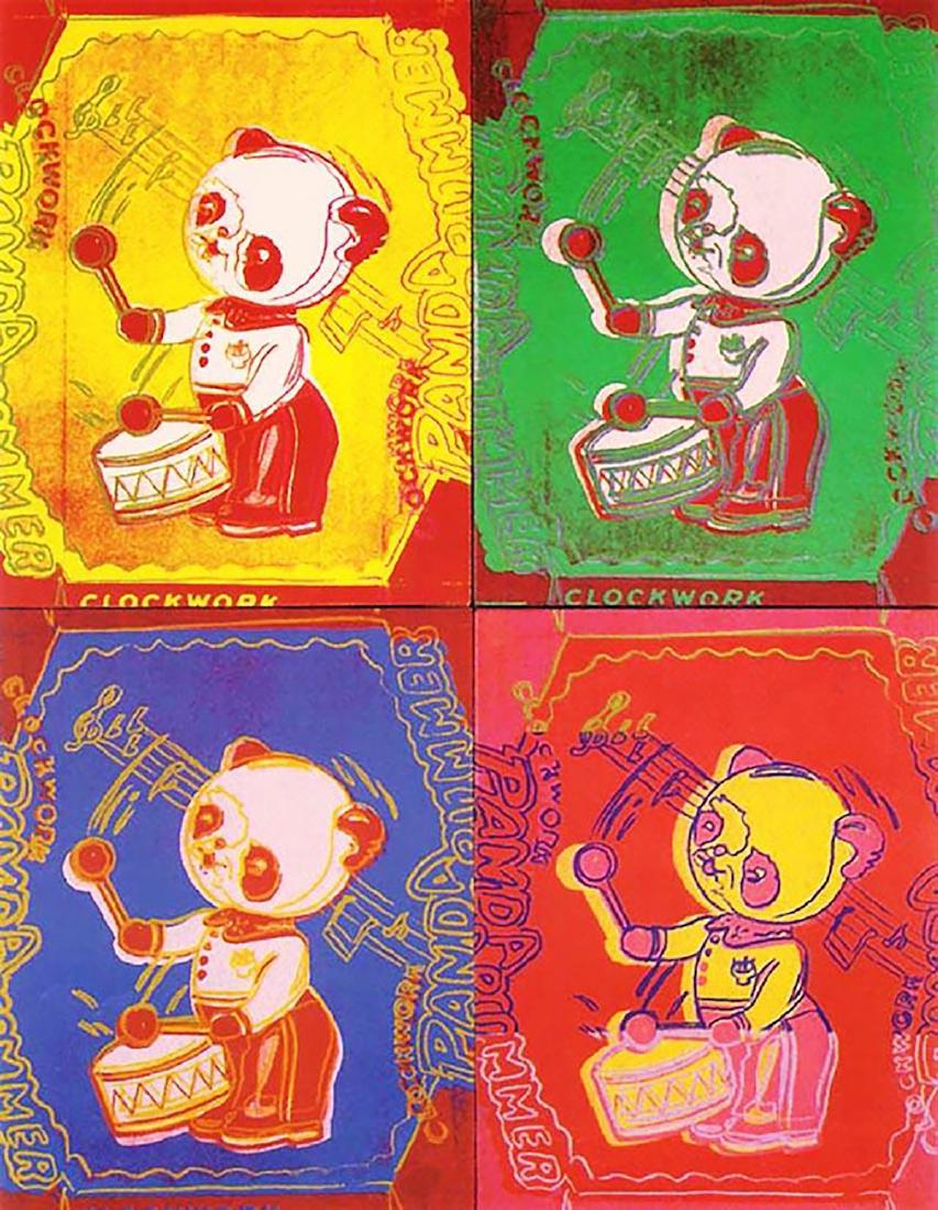 ANDY WARHOL - 'Four Pandas' Rare and LARGE litho (1 of 2)