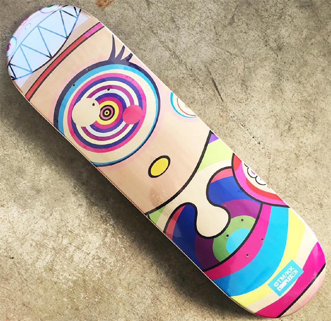 TAKASHI MURAKAMI - 'Mouth-Eyes' Skateboard deck (1 of 2)