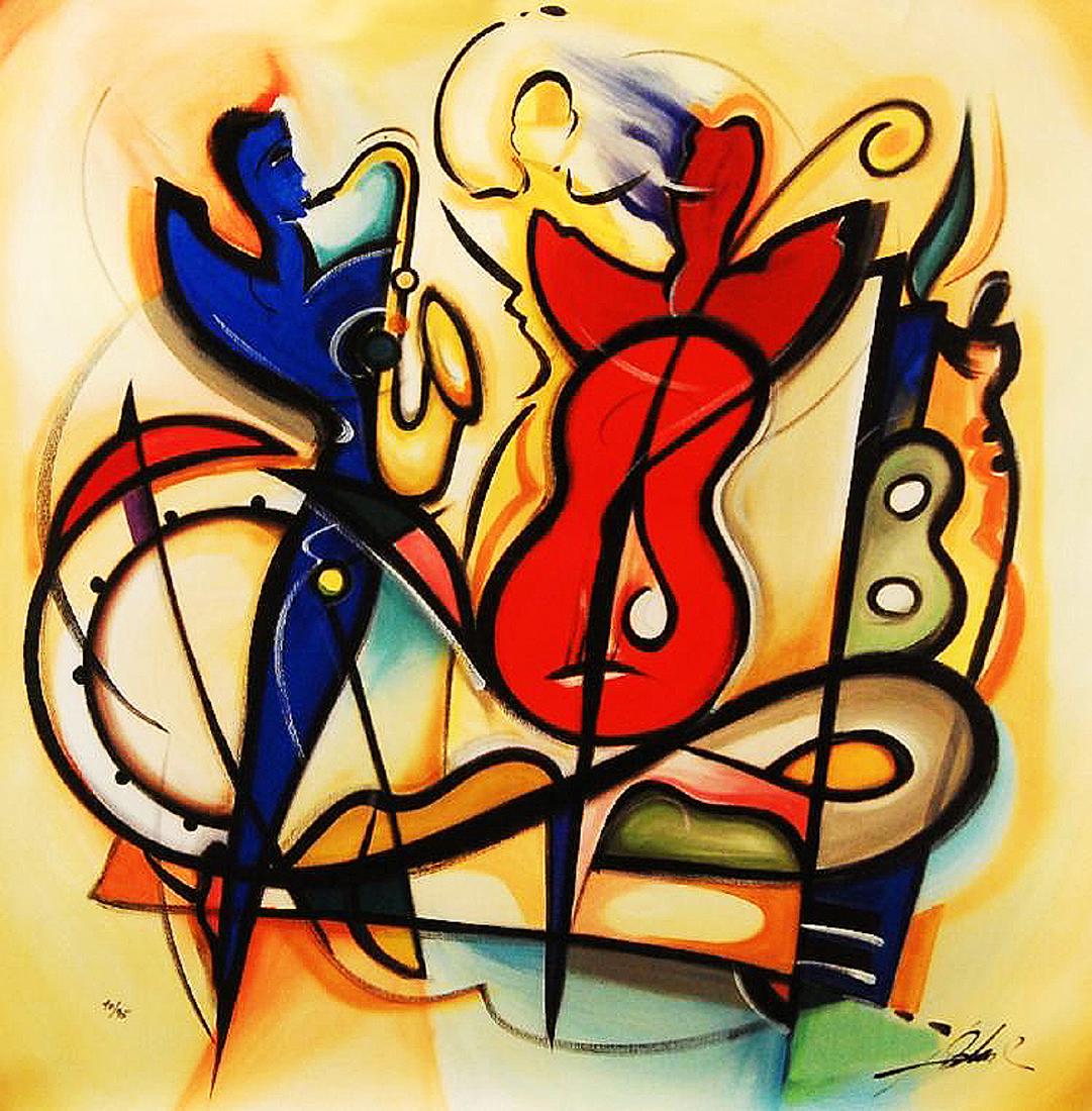 ALEX GOCKEL 'Encore' Giclee-on-canvas (1 of 2)