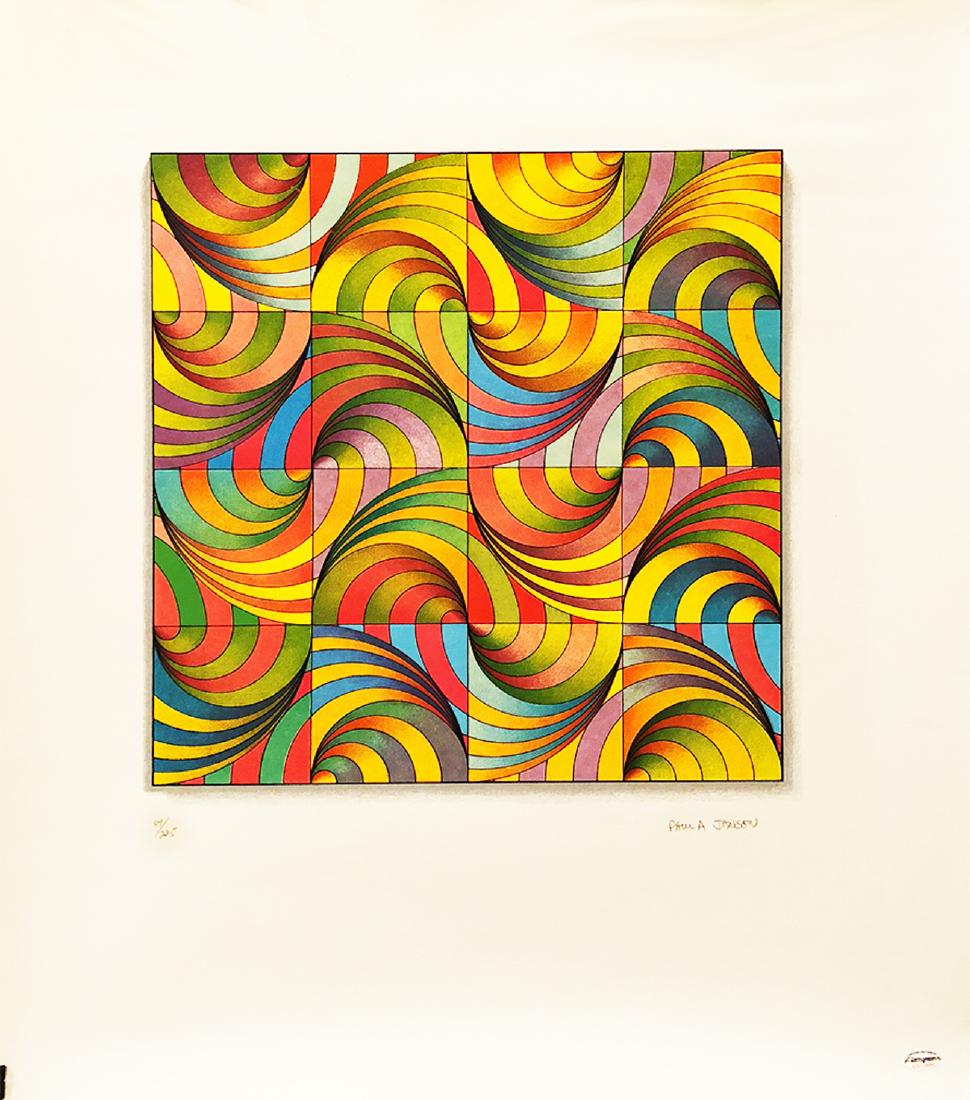 PAUL A. JANSEN - Colorful Abstract artist 'Untitled (1 of 3)
