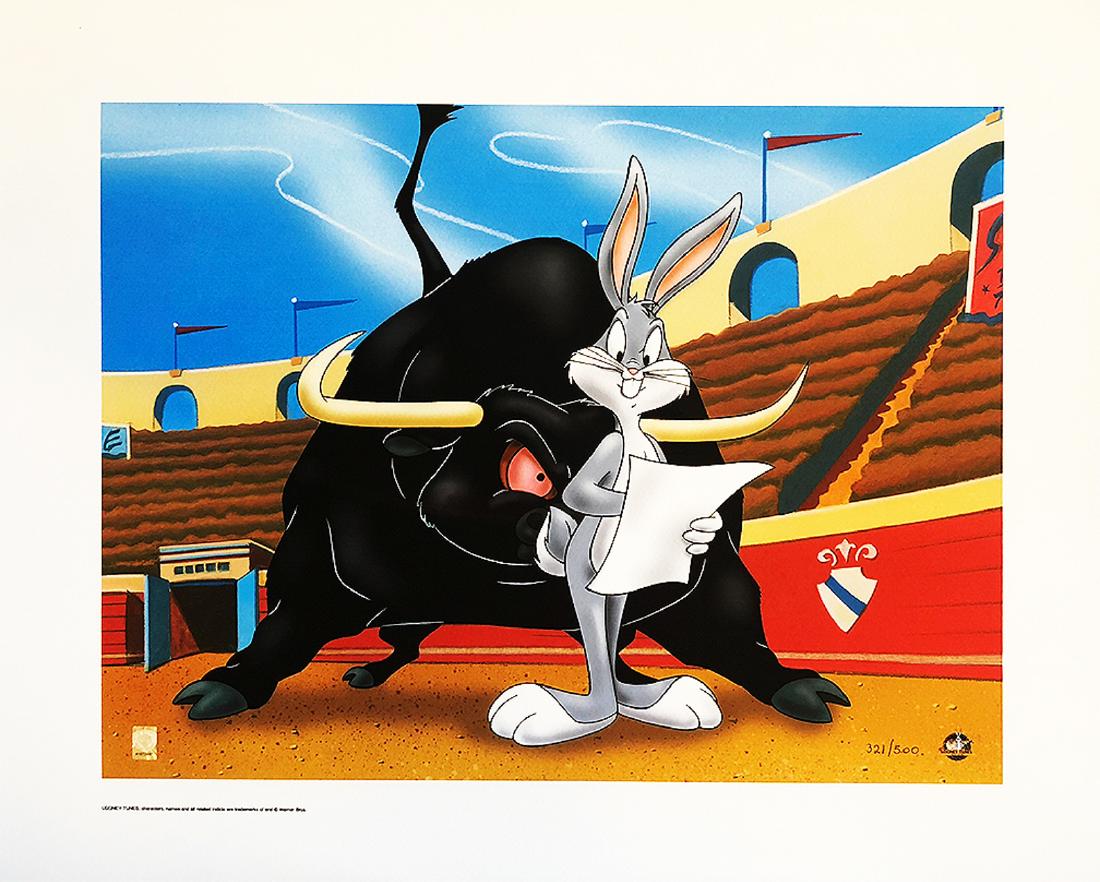 BUGS BUNNY LE Giclee 'Bully for Bugs' lithograph (1 of 2)