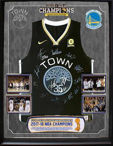 2018 NBA CHAMPS "Golden State Warriors" TEAM signed