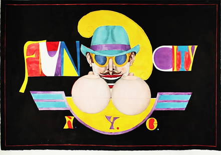 RICHARD LINDNER - 'Fun City NYC' RARE, H/S #175/175 LE: 139158 - Very uncommon and collectible piece by artist Richard Lindner (November 11, 1901 Ð April 16, 1978). With an irreverent style all his own, Lindner famously creates unusual imagery with a