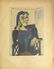 PABLO PICASSO - 'Woman Seated' Vintage Hand-Signed