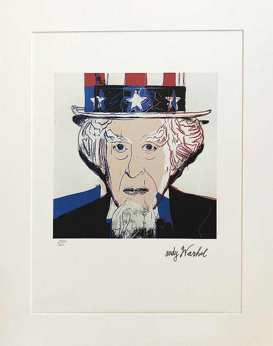 ANDY WARHOL - American Icons 'Uncle Sam' LE Litho (1 of 3)