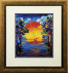 PETER MAX - 'A Better World' Colorful, Beautiful Litho: 139281 - One of the most successful and prolific Pop Artists in history. Peter Max is a Master of Pop Art! His works have graced everything from mugs and clocks to billboards and cruise ships! He is