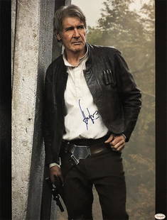 STAR WARS: FORCE AWAKENS" - 'Han Solo' Harrison Ford: 133565 - 100% In-Person signed photo by Harrison Ford returning as 'Han Solo' from "Star Wars: The Force Awakens".