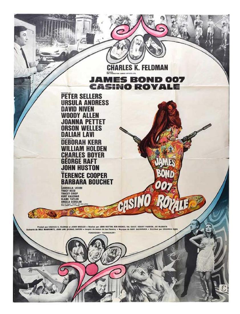 James Bond' "CASINO ROYALE" (1967) RARE Original Poster (1 of 1)