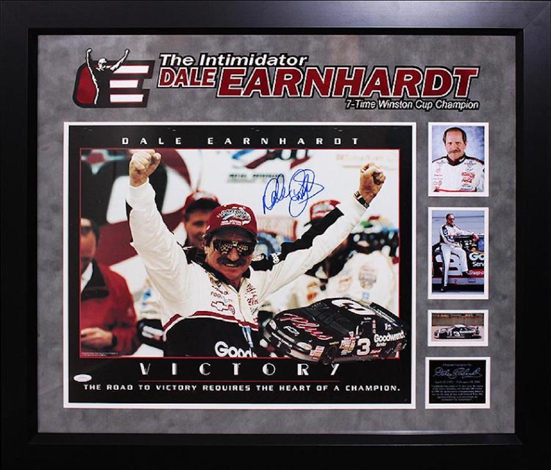 "NASCAR'' - Dale Earnhardt Signed 16x20 Poster Collage (1 of 3)