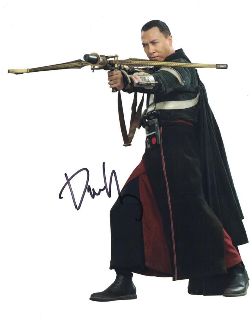 "ROGUE ONE: A Star Wars Story" Donnie Yen Signed 8x10 (1 of 2)