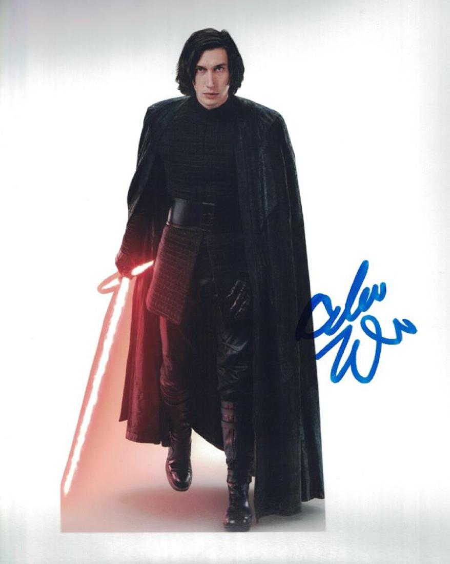 STAR WARS: The Force Awakens" ADAM DRIVER Signed 8x10 (1 of 2)