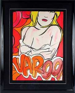 "CRASH" (John Matos) - 'VAROOM' Original H/S Watercolor