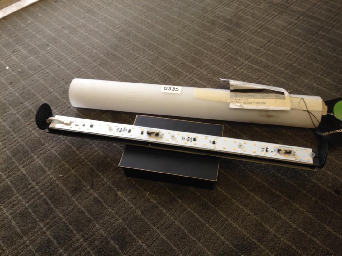 George Kovacs LED Light: Damage to cover