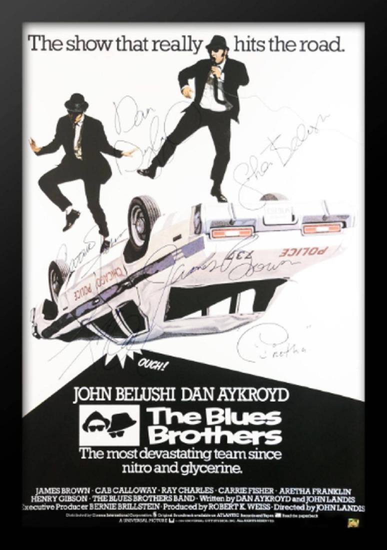 The Blues Brothers - Signed Movie Poster in Wood Frame (1 of 1)