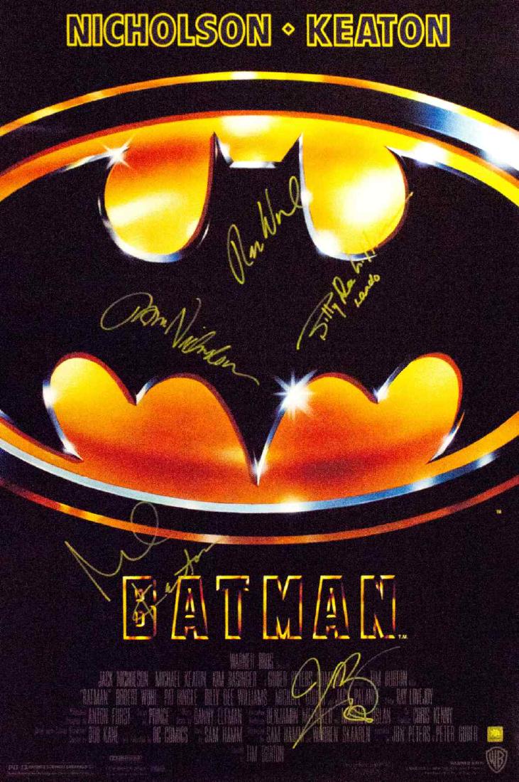Batman 1989 – Signed Movie Poster (1 of 1)
