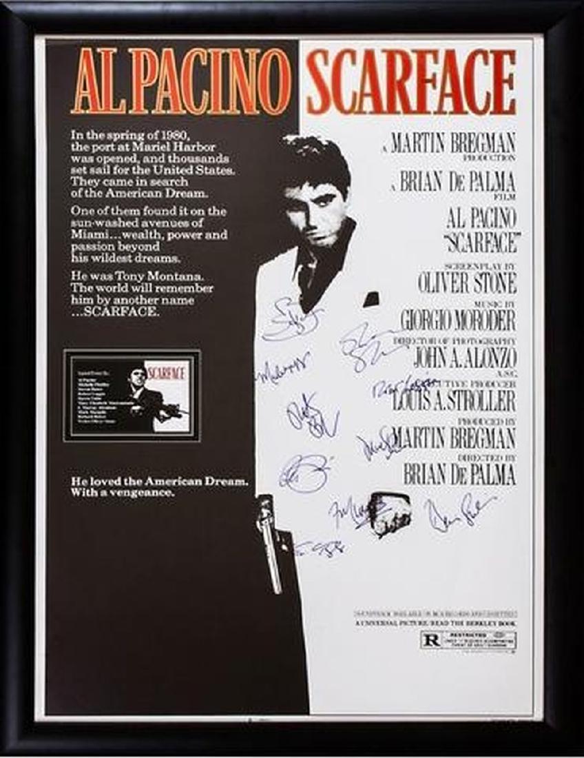 Scarface - Signed Movie Poster (1 of 1)